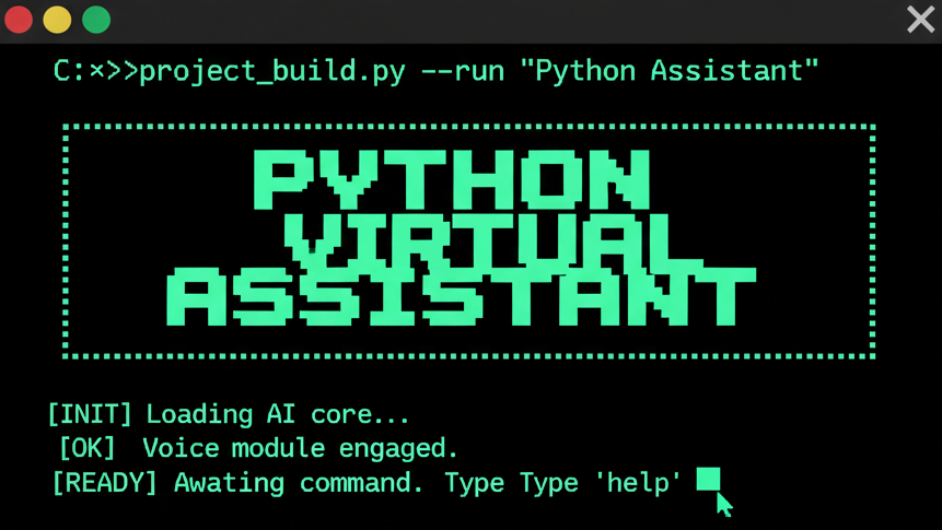 Python Virtual Assistant project screenshot